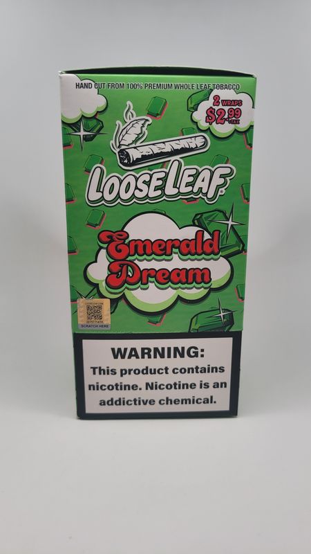 Loose Leaf 2pk wraps Emerald Dream 