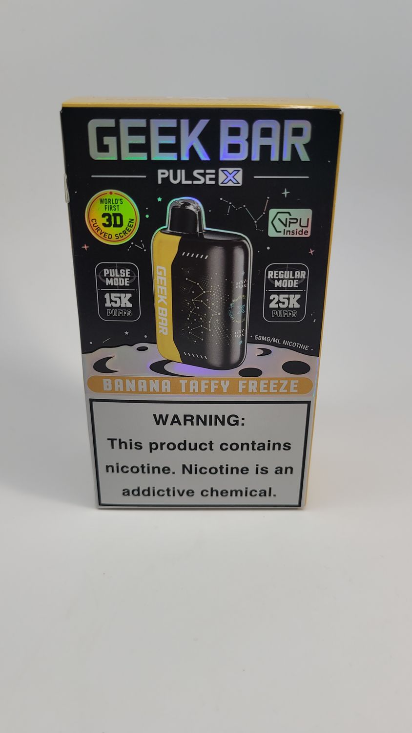 Geekbar Pulse X 25k Banana Taffy Freeze