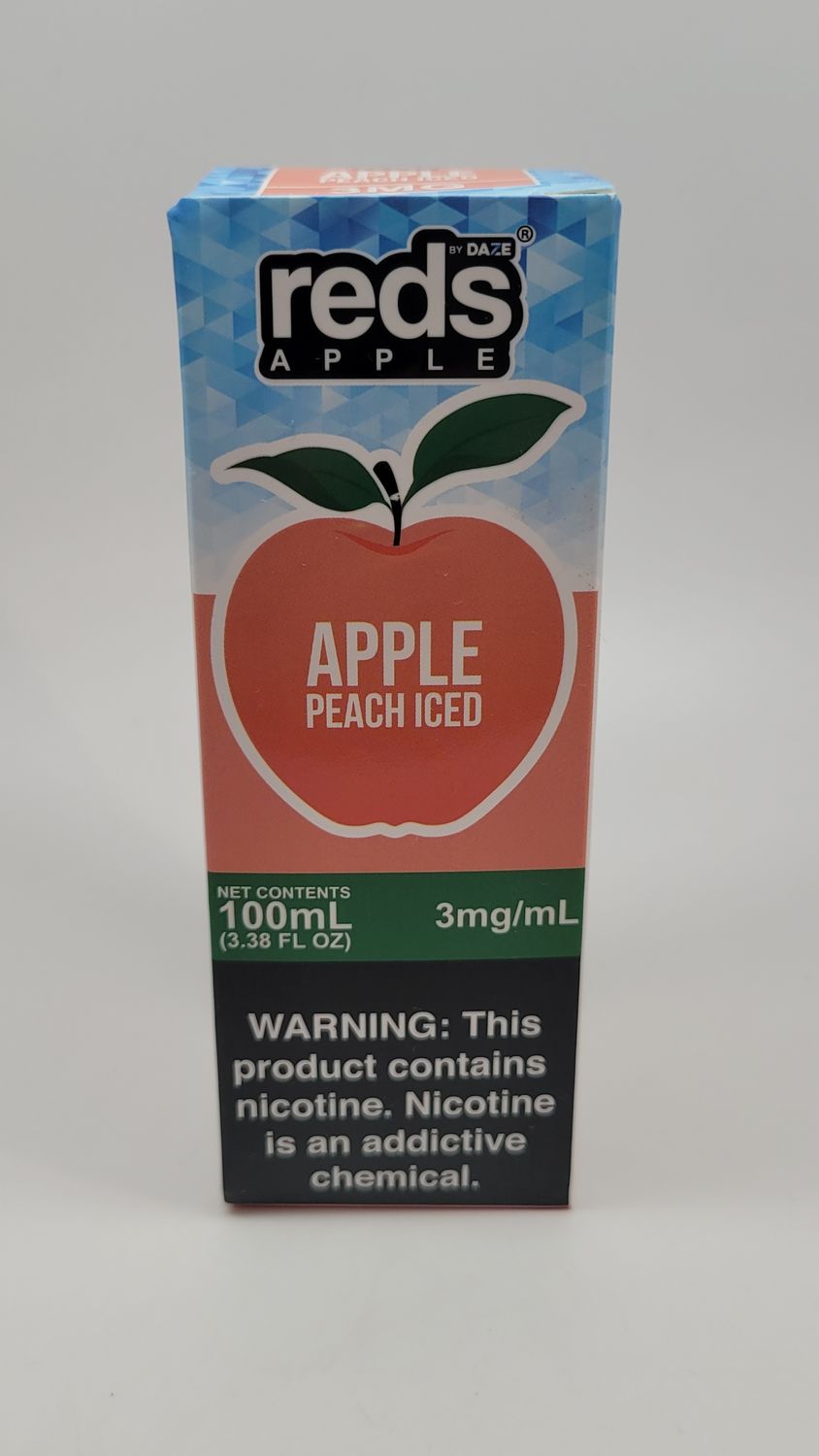 Daze Reds Apple 100ml Peach Iced