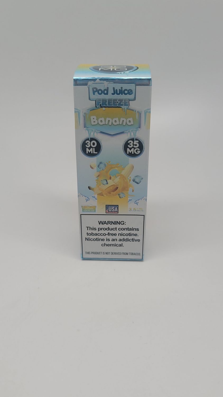 Pod Juice Salt 30ml Banana Freeze 
