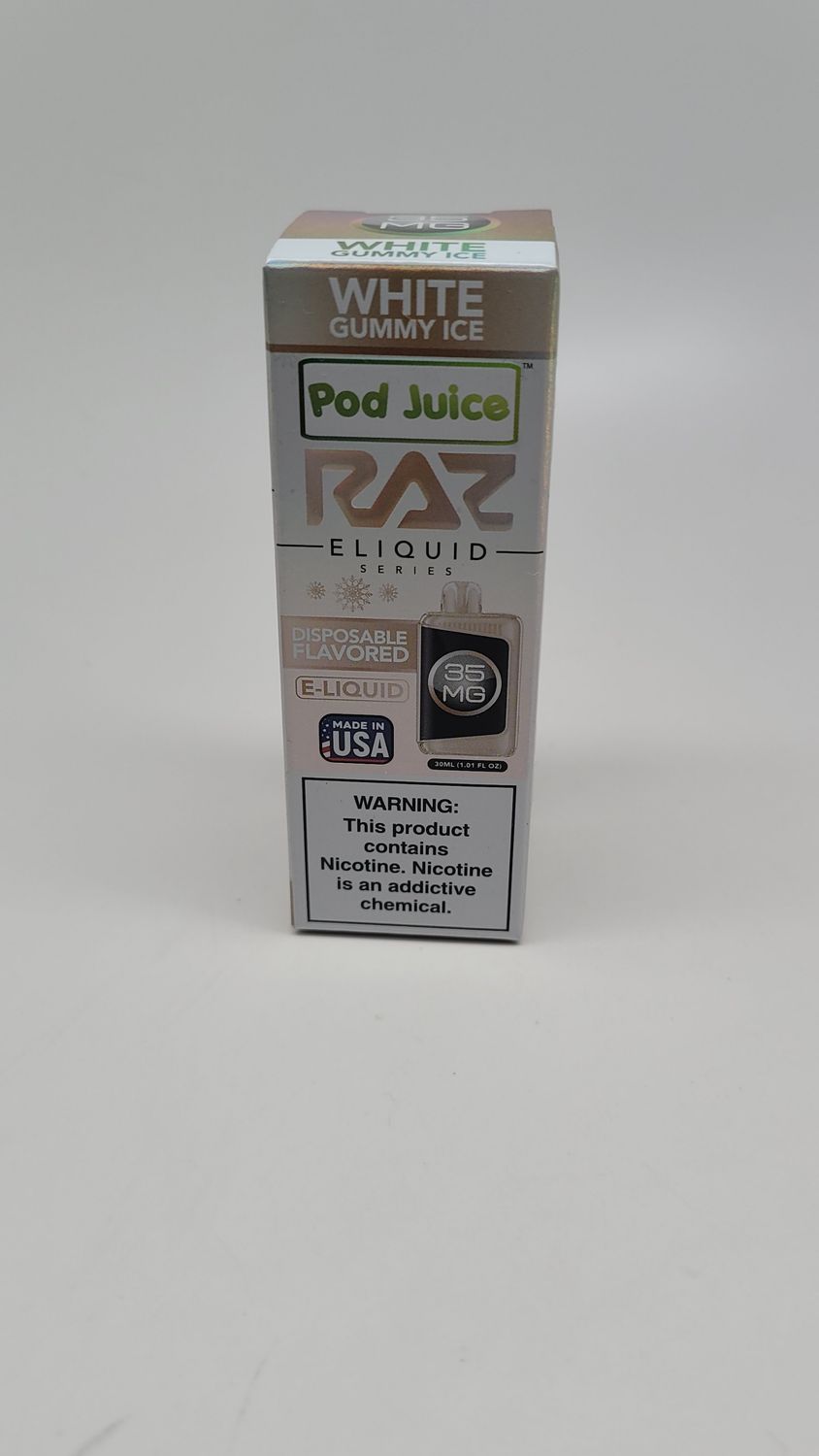 Pod Juice Salt 30ml White Gummy Ice
