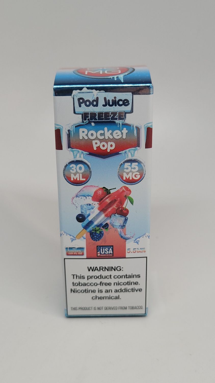Pod Juice Salt 30ml Rocket Pop Freeze