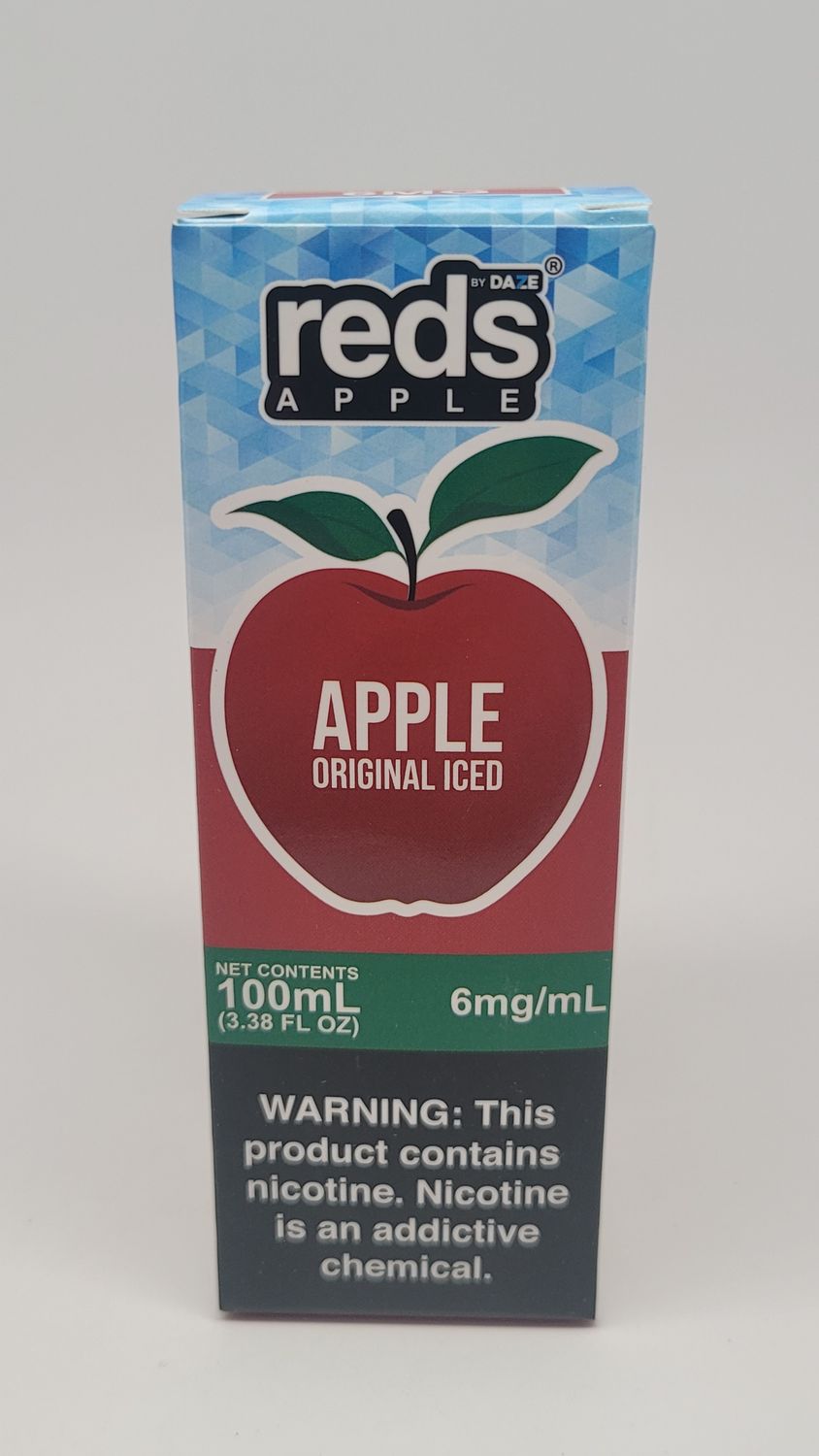 Daze Reds Apple 100ml Apple Original Iced