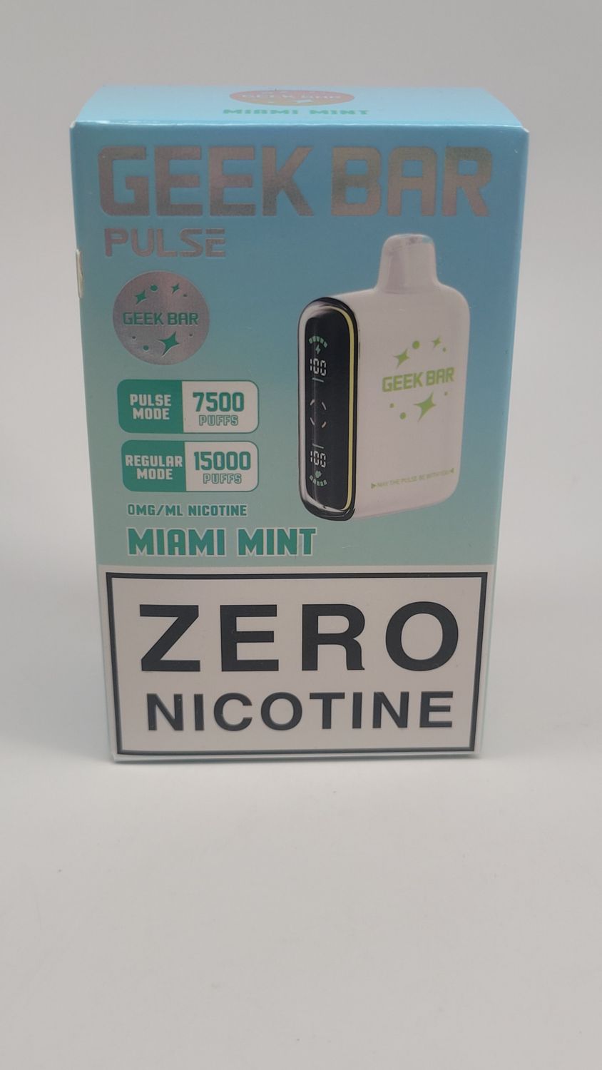 Geek Bar Pulse Zero Nicotine Miami Mint