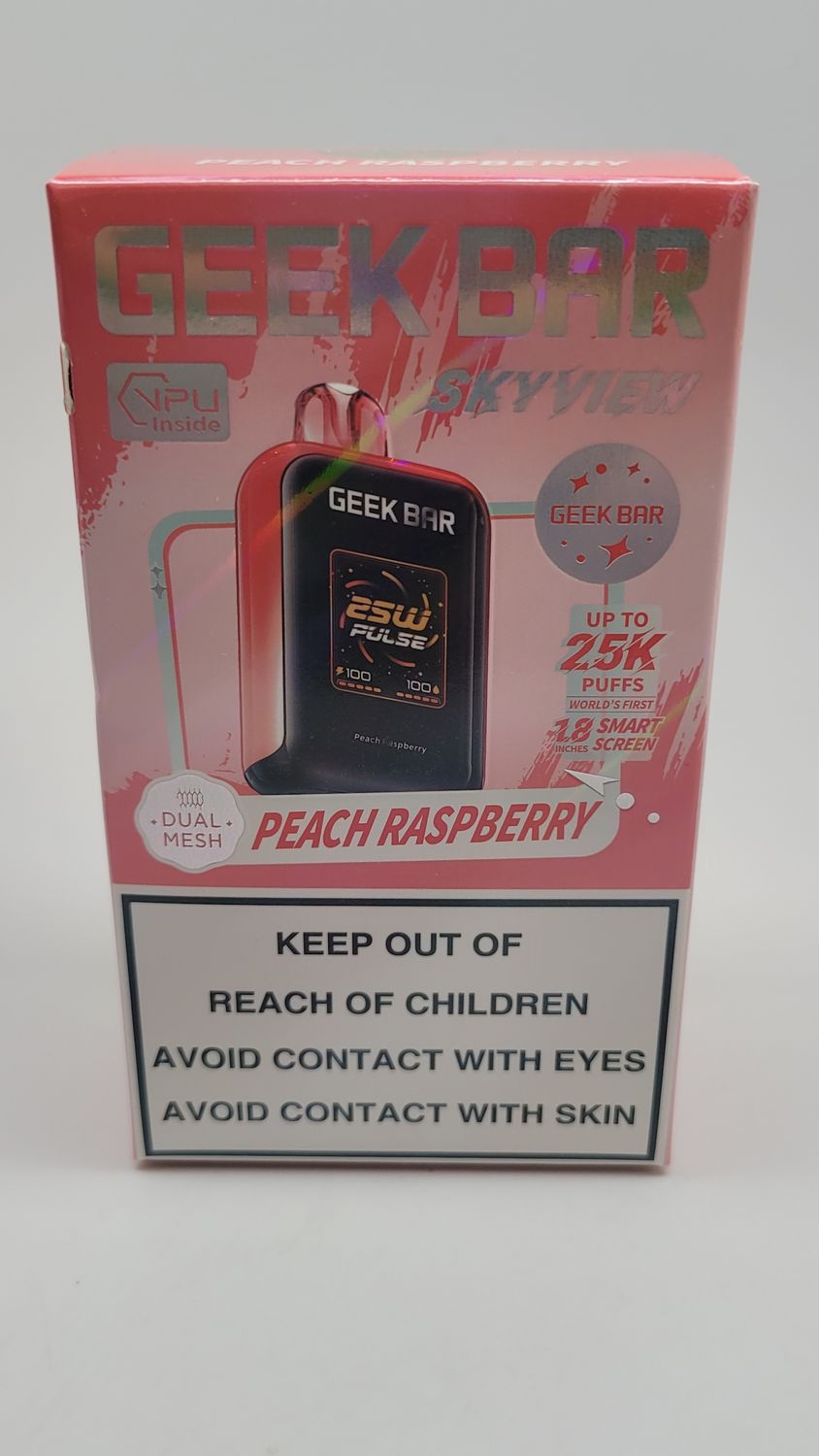 Geek Bar Skyview  25k Peach Raspberry