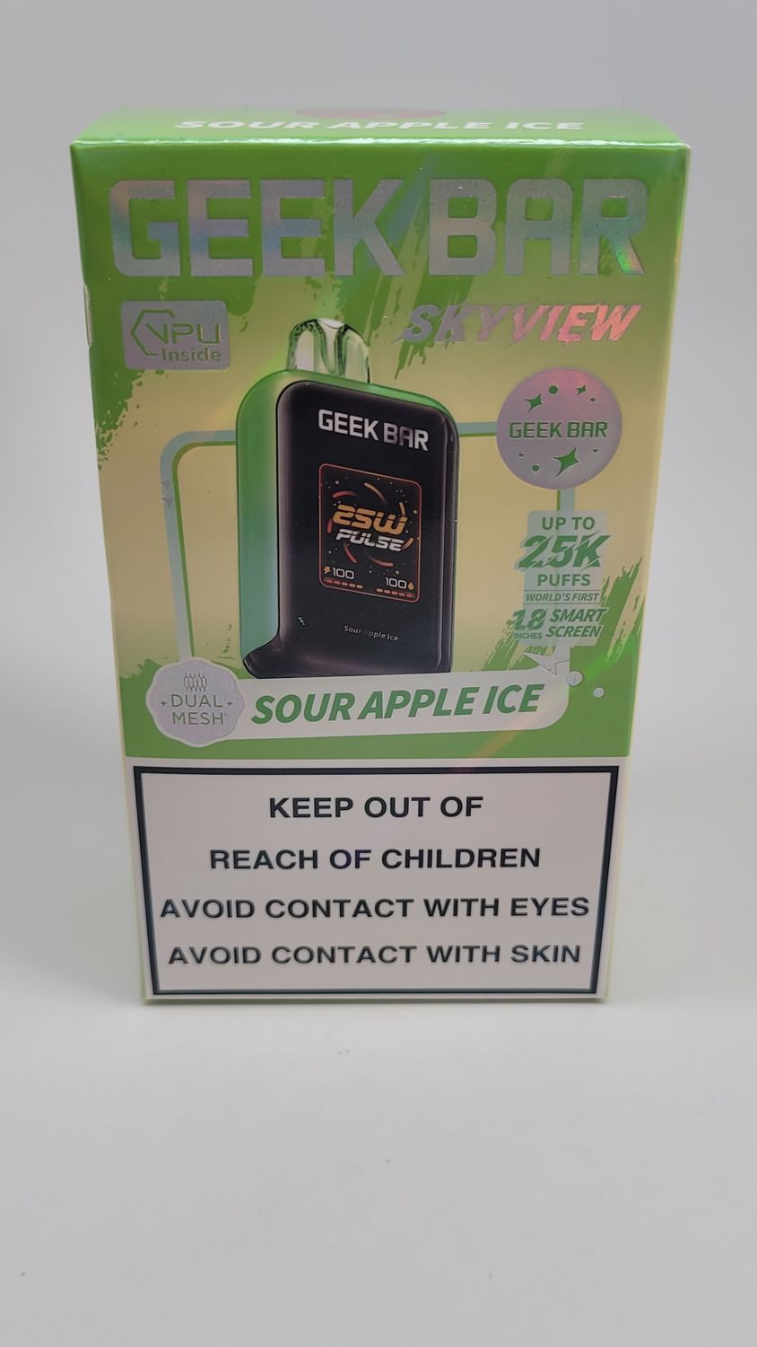 Geek Bar Skyview  25k Sour Apple Ice