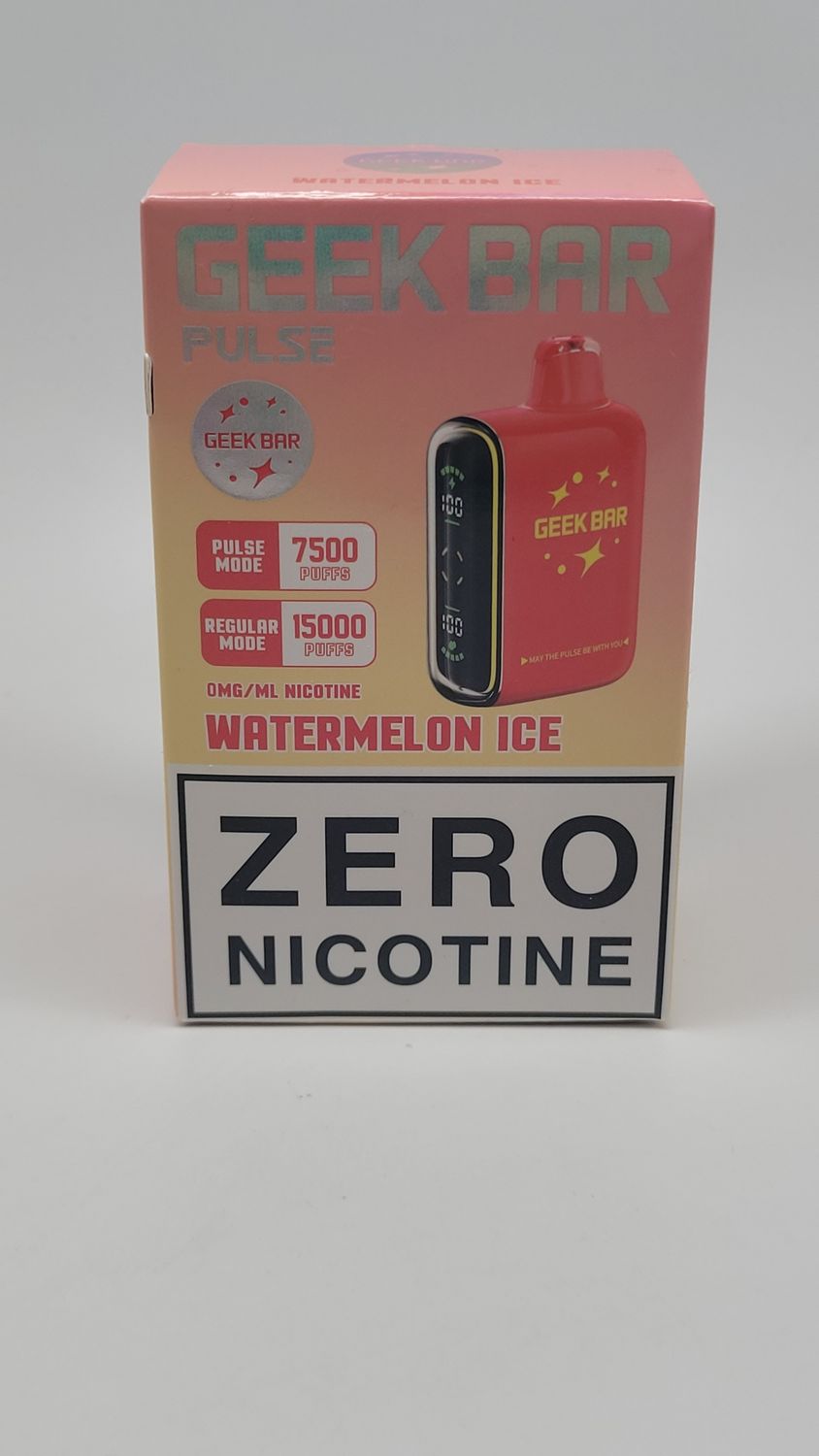 Geek Bar Pulse Zero Nicotine Watermelon ice 