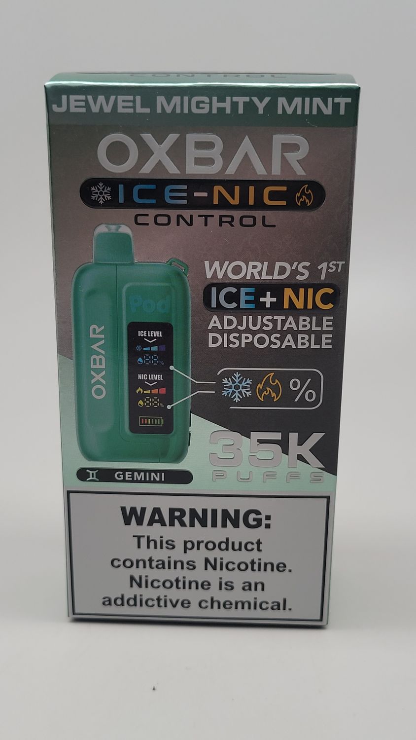Pod Juice Oxbar 35k Disposable Jewel Mighty Mint