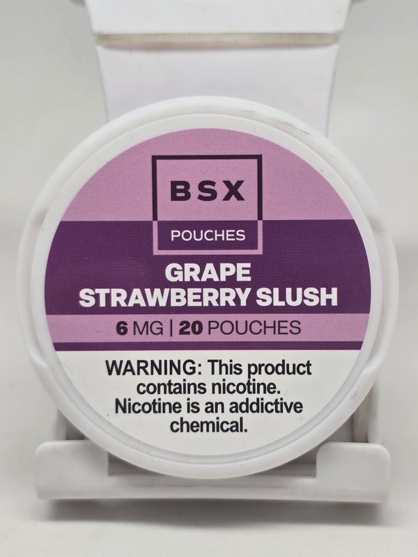 Bsx Nicotine Pouches Grape Strawberry Slush
