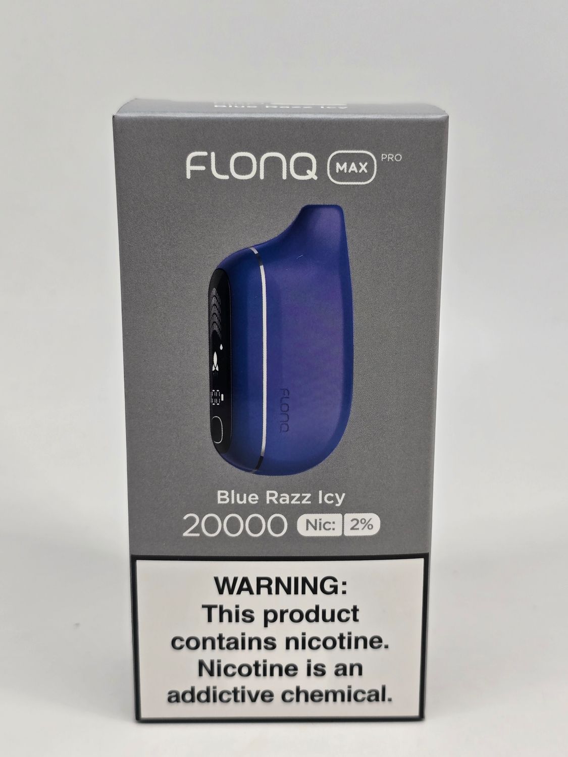 Flonq Max Pro 2% 20k Blue Razz Icy
