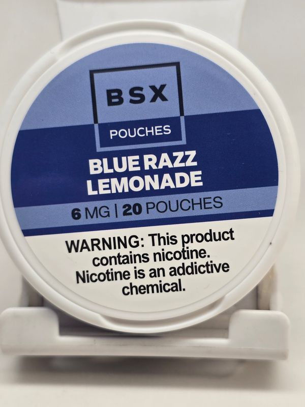 Bsx Nicotine Pouches Blue Razz Lemonade