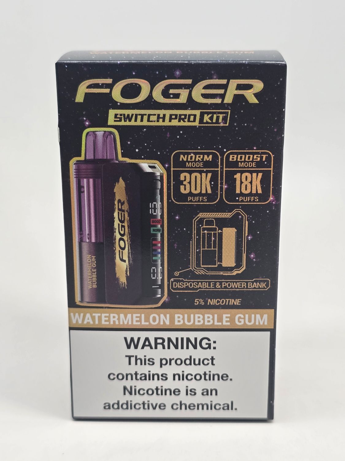 Foger Switch Pro Disposable Watermelon Bubble Gum