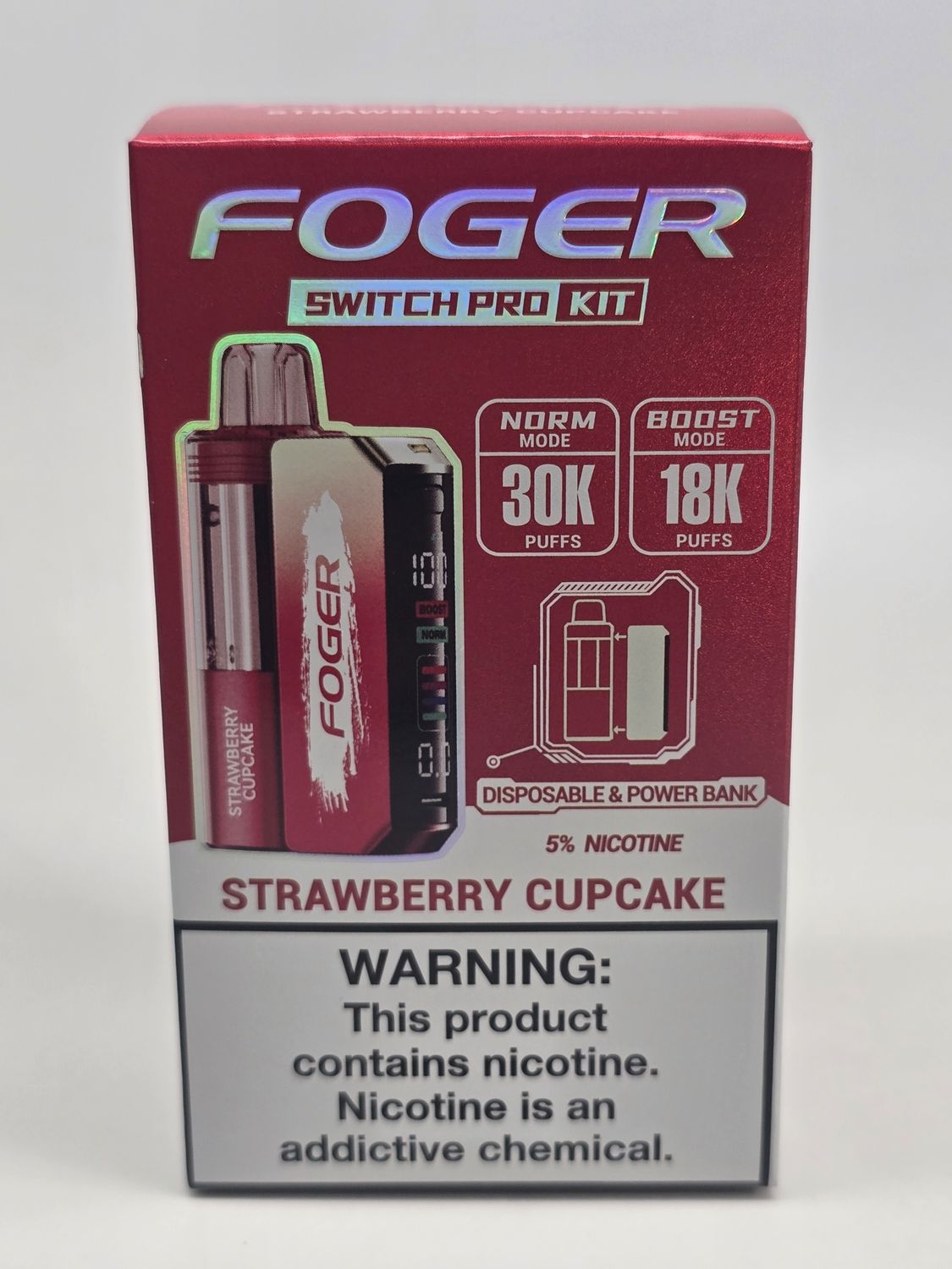 Foger Switch Pro Disposable Strawberry Cupcake