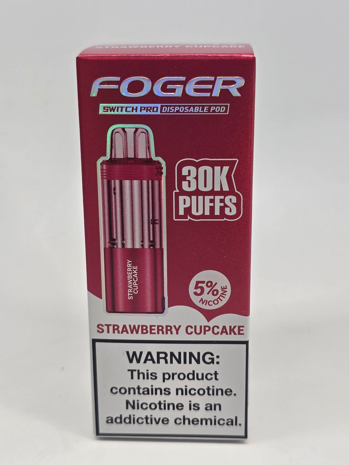 Foger Switch Pro Disposable (POD ONLY) Strawberry Cupcake