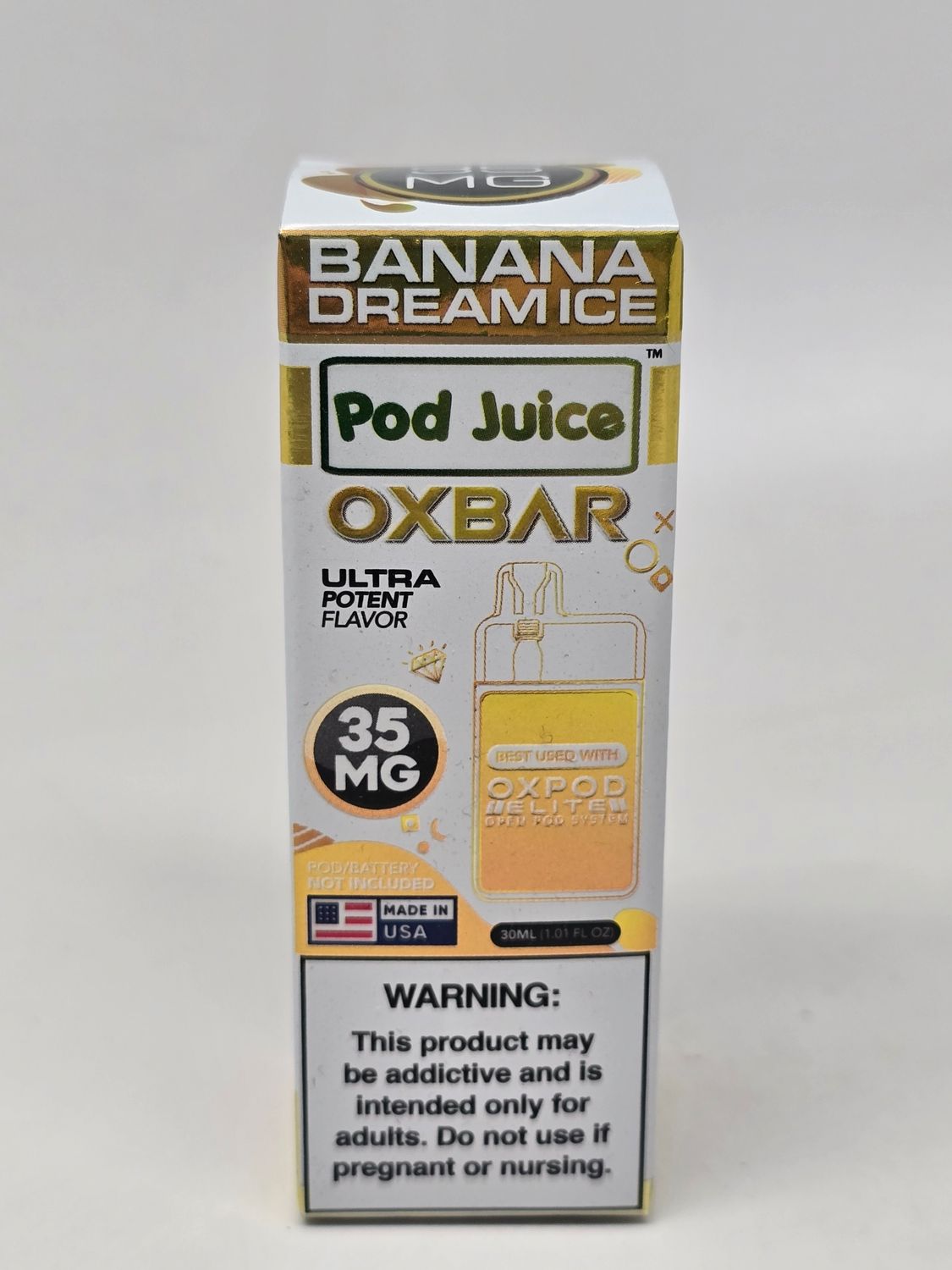 Pod Juice Salt 30ml Banana Dream Ice