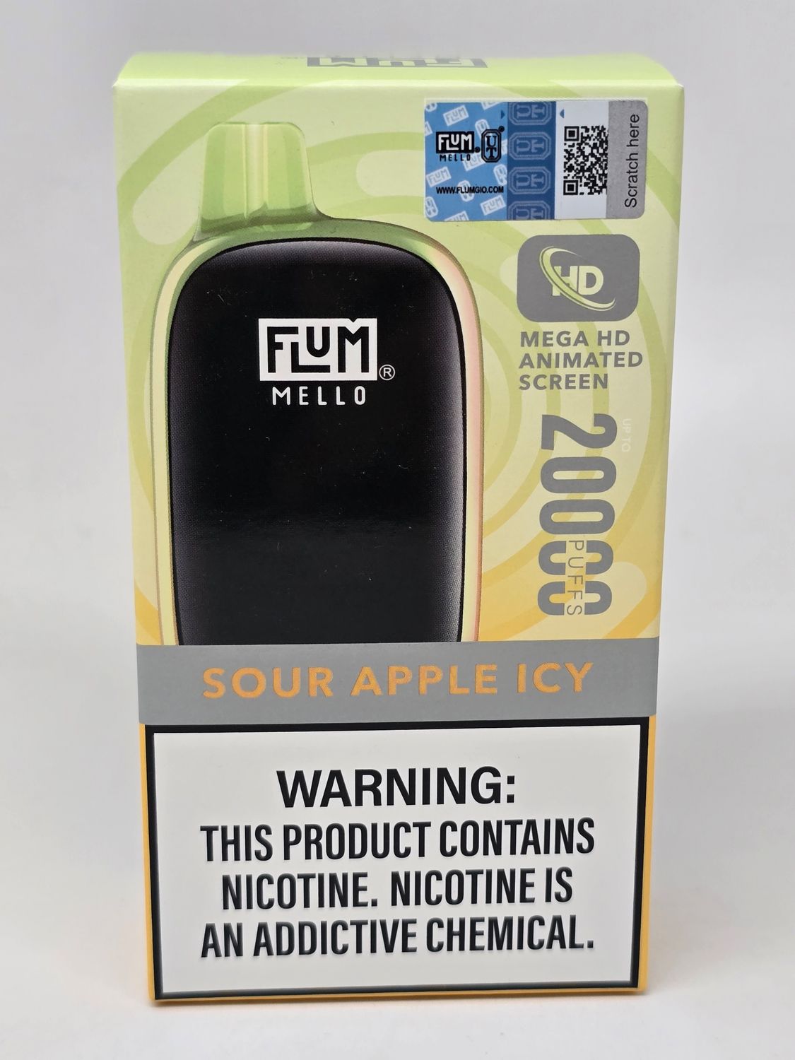 Flum Mello 20k Sour Apple Icy