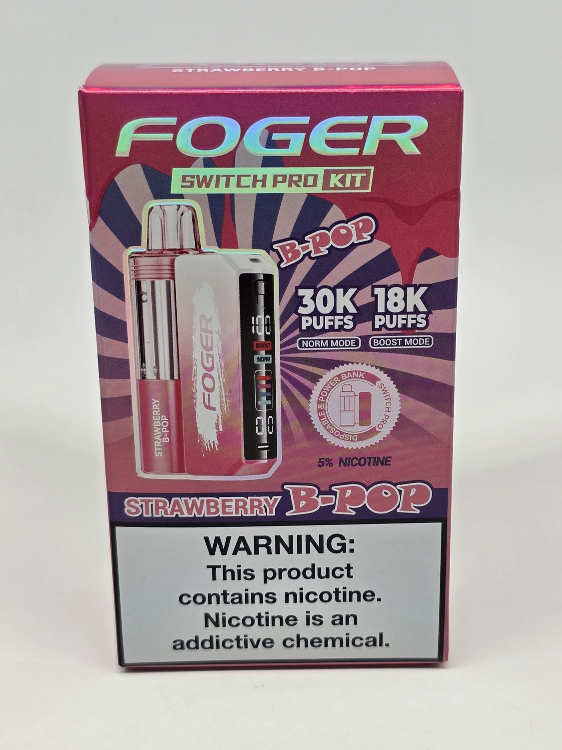 Foger Switch Pro Disposable Strawberry B-Pop