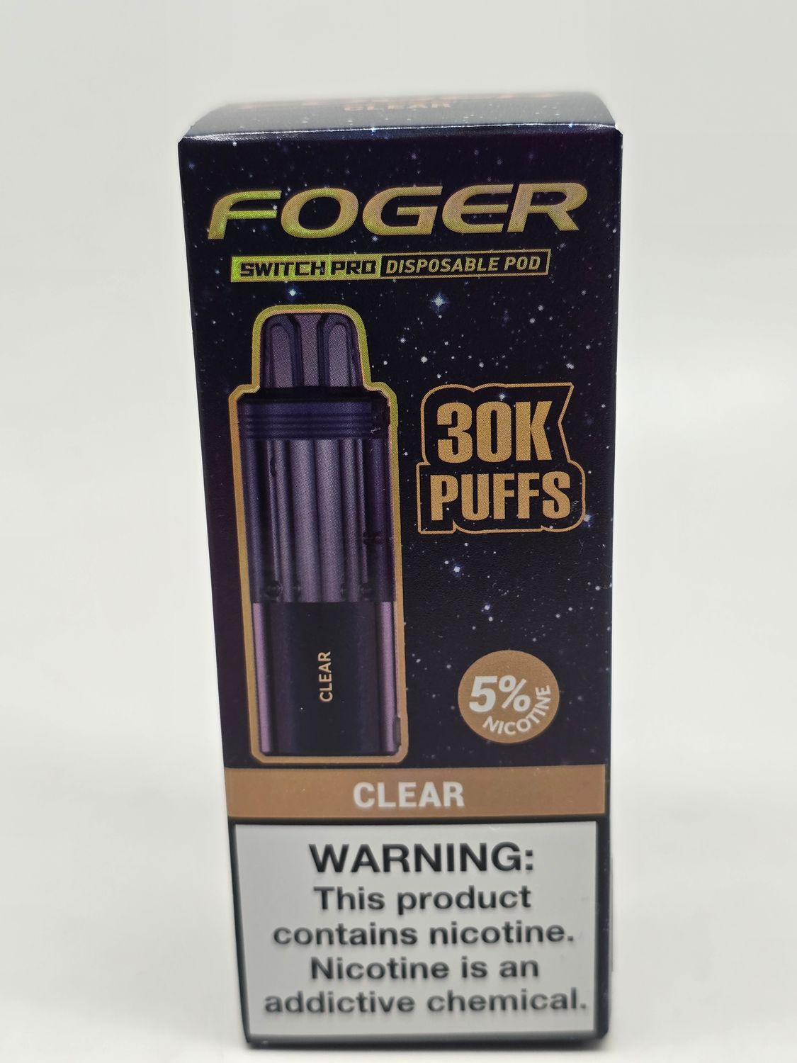 Foger Switch Pro Disposable (POD ONLY) Clear