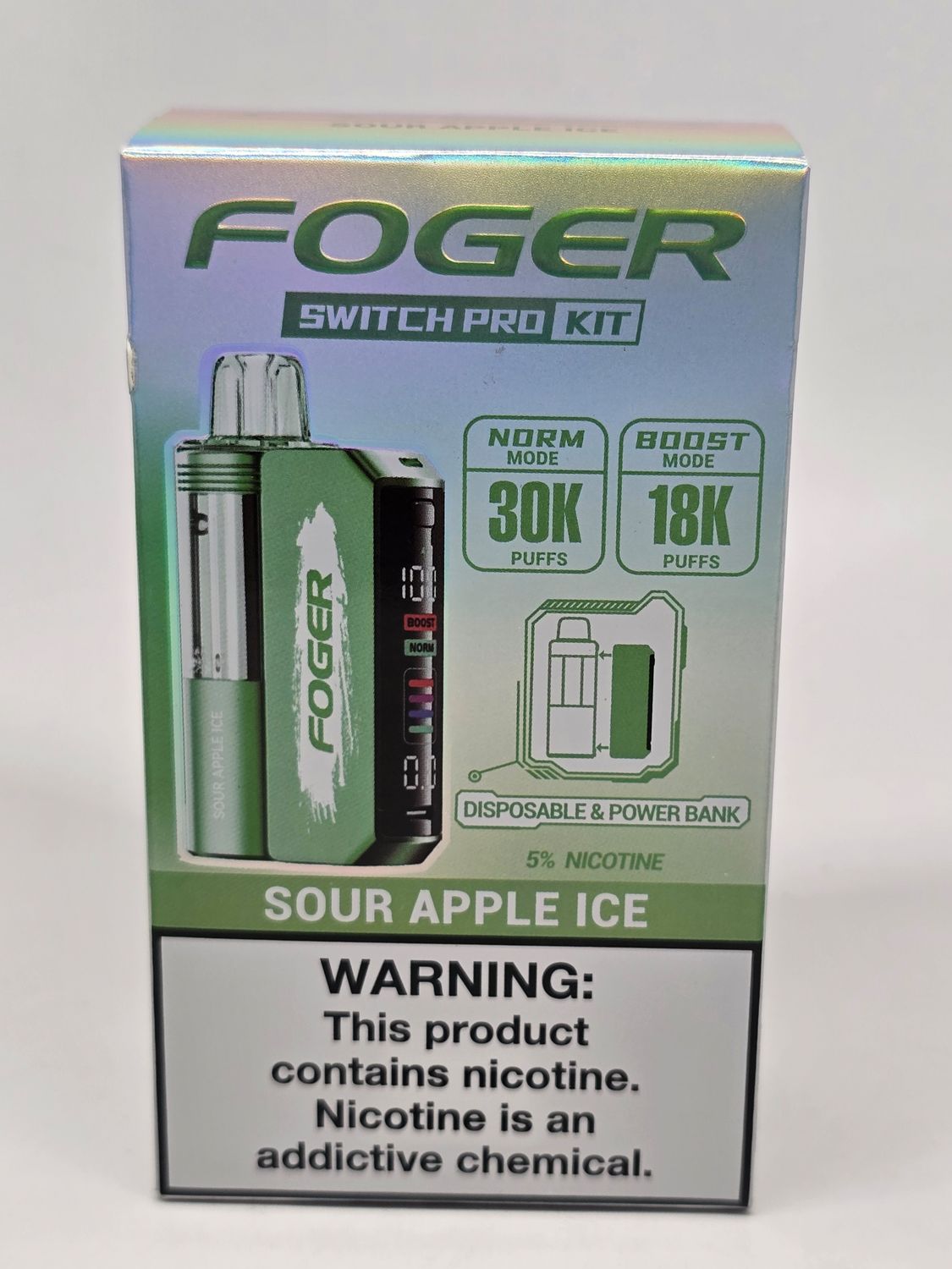 Foger Switch Pro Disposable Sour Apple ice