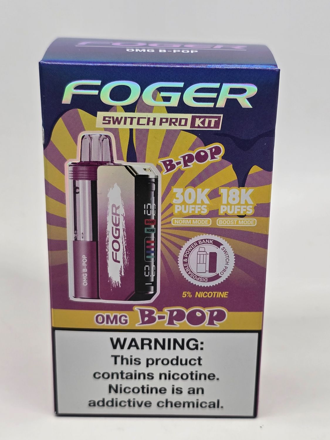 Foger Switch Pro Disposable OMG B-PoP