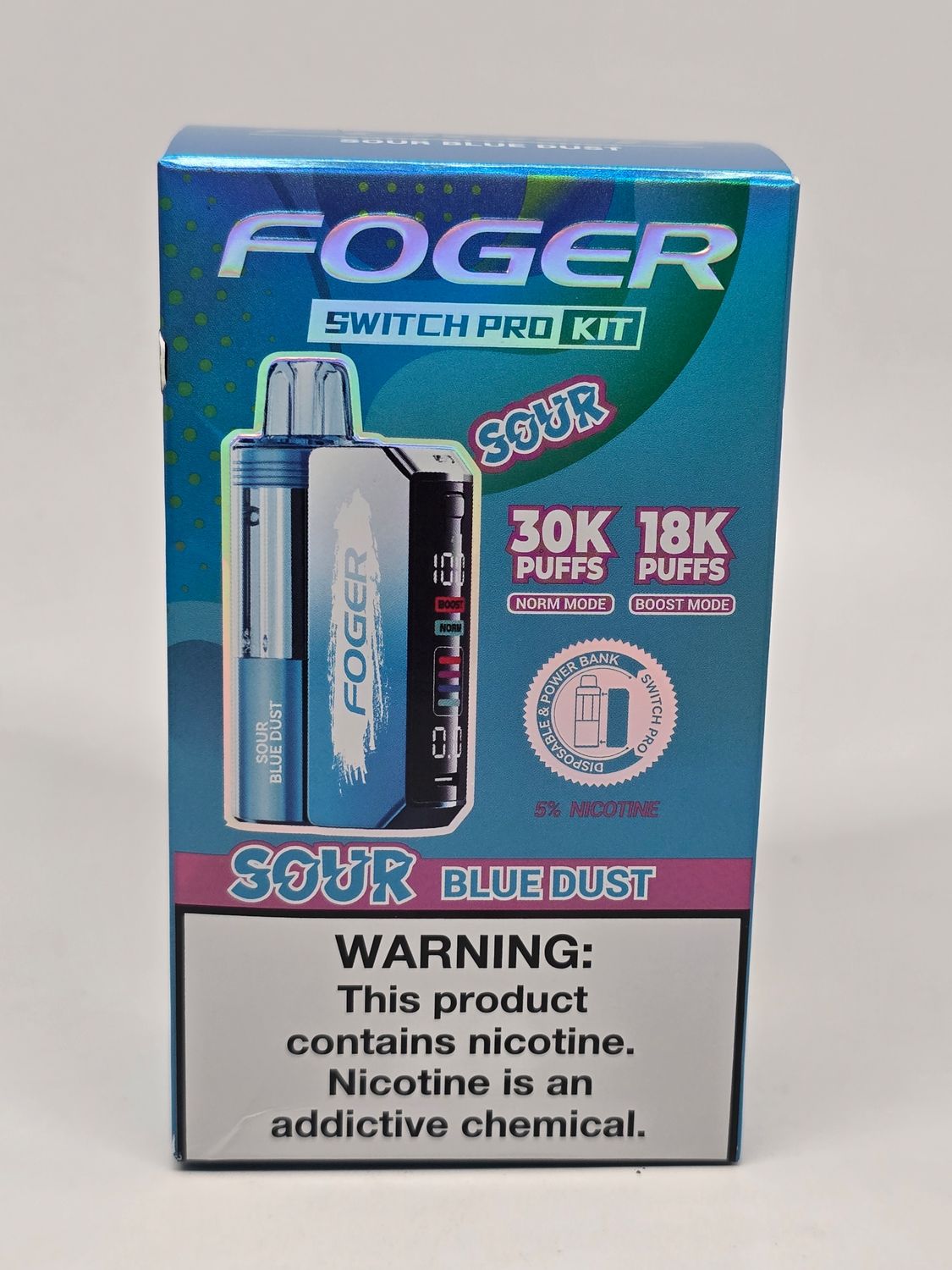 Foger Switch Pro Disposable Sour Blue Dust
