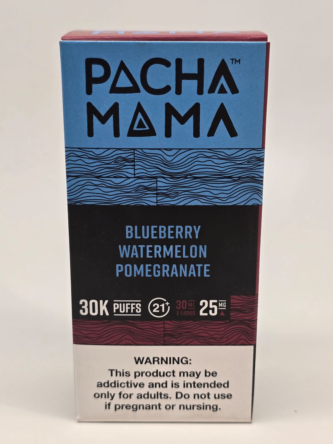 Pacha Mama Salt 30ml Blueberry Watermelon Pomegranate