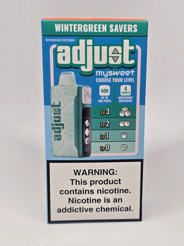 Adjust My Sweet Disposable 40K Wintergreen Savers