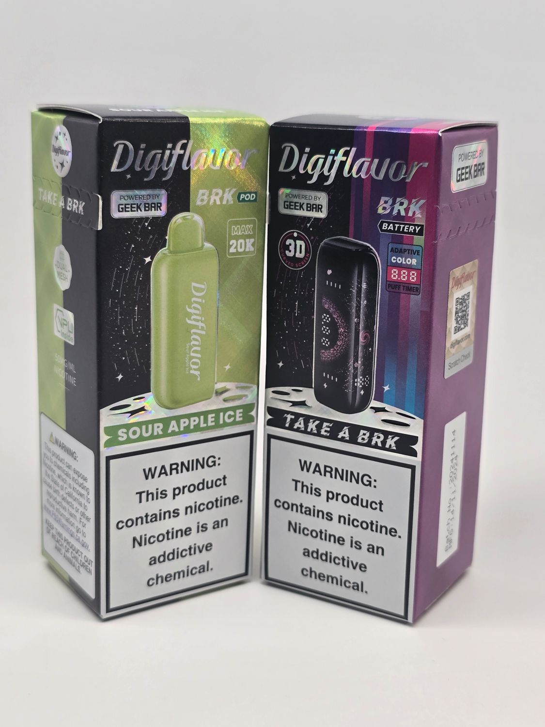 Geek Bar Digiflavor BRK pod W/ Battery Sour Apple