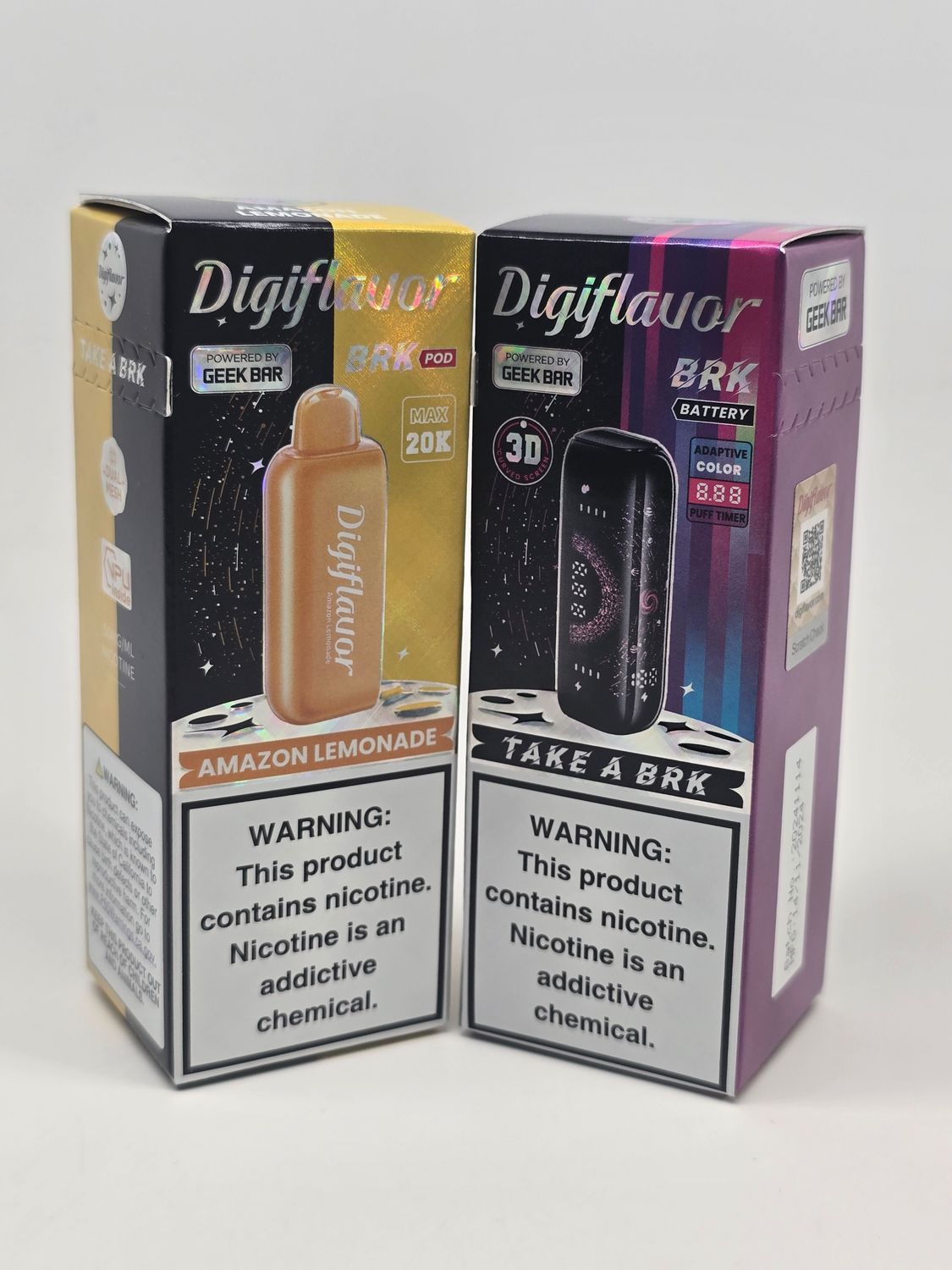 Geek Bar Digiflavor BRK pod W/ Battery Amazon Lemonade