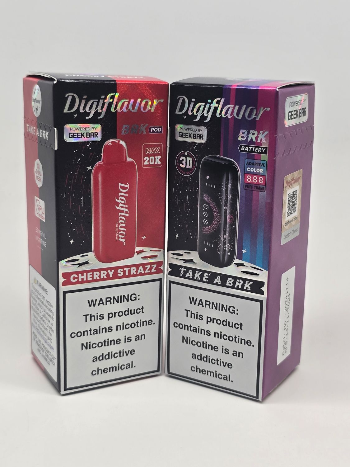 Geek Bar Digiflavor BRK pod W/ Battery Cherry Strazz