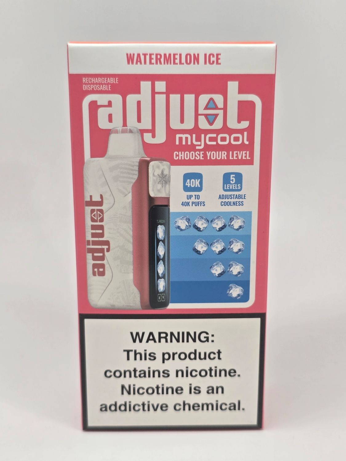 Adjust My Cool Disposable 40K Watermelon Ice Adjust My Cool Disposable 40K Watermelon Ice