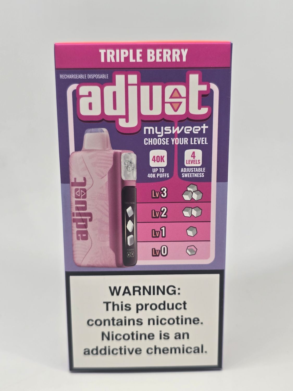 Adjust My Sweet Disposable 40K Triple Berry