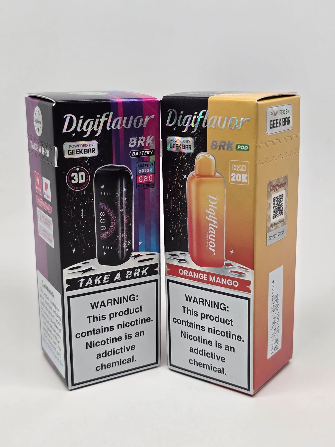 Geek Bar Digiflavor BRK pod W/ Battery Orange Mango
