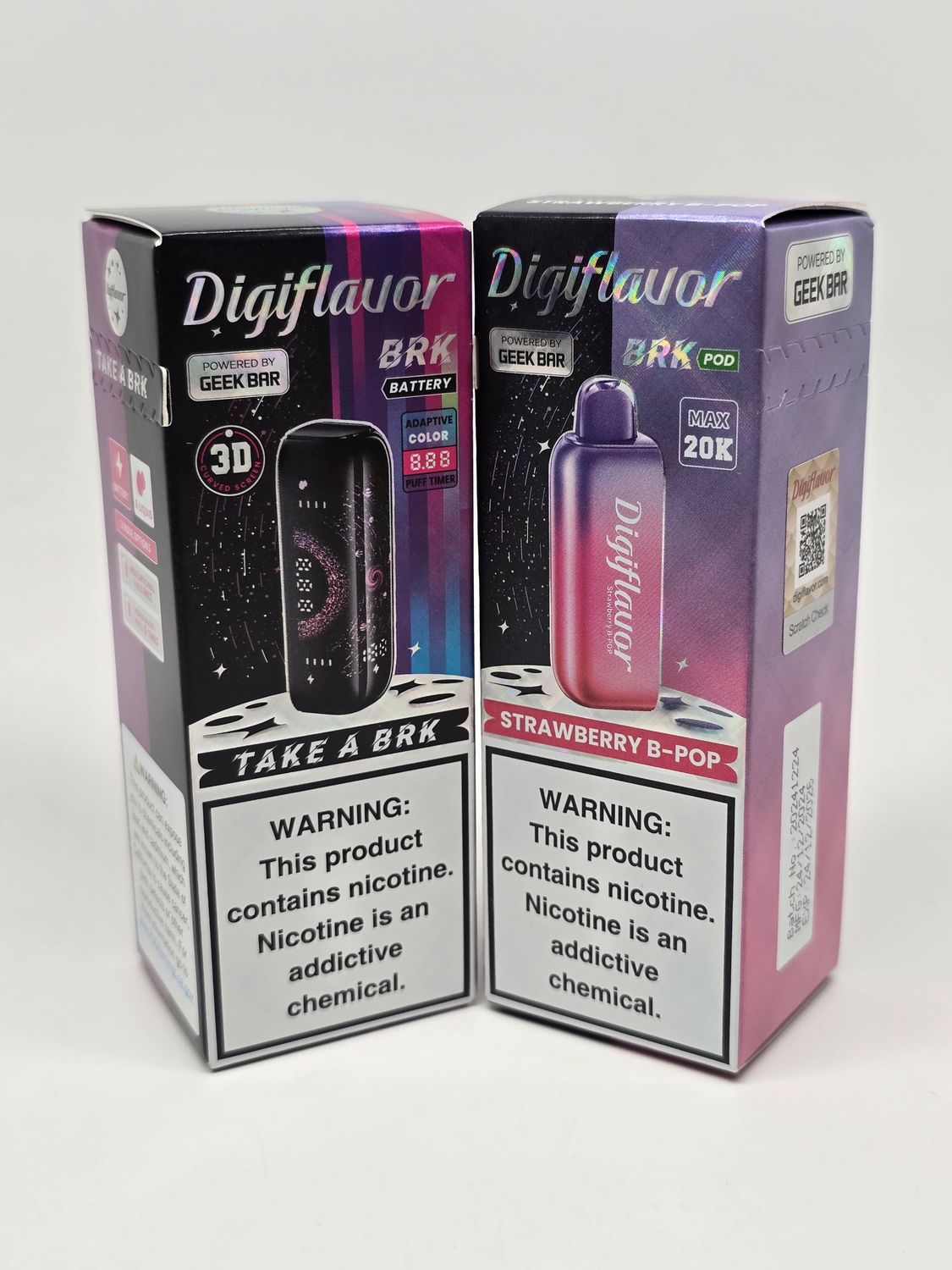 Geek Bar Digiflavor BRK pod W/ Battery Strawberry B-Pop