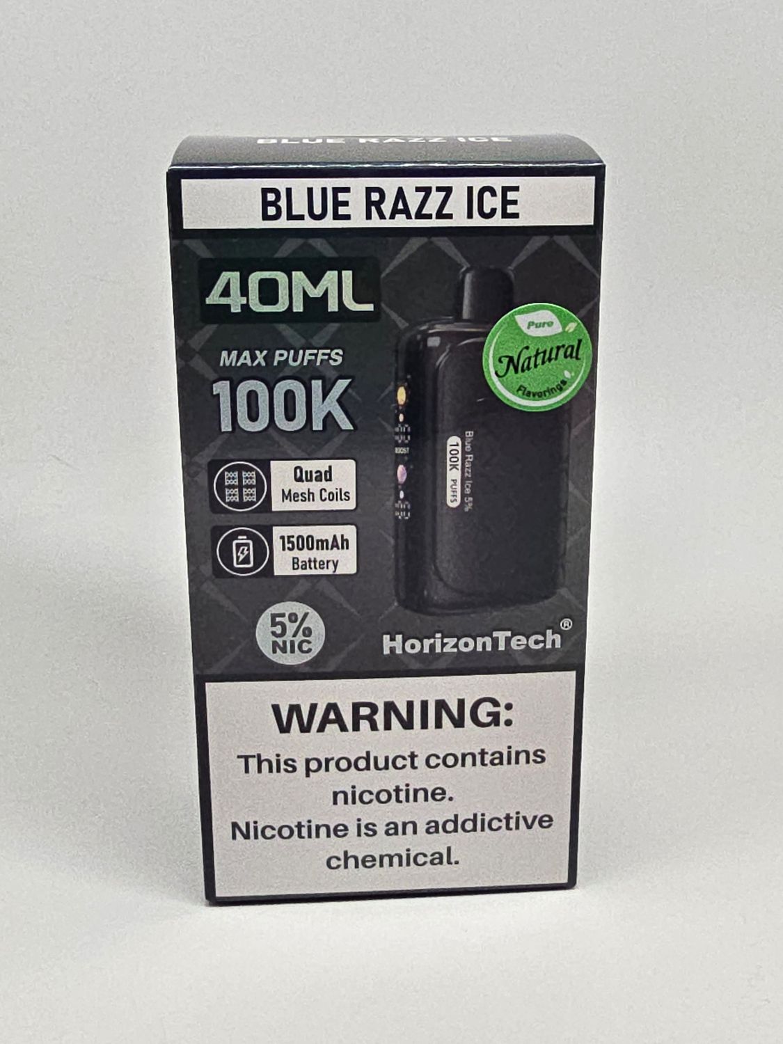 HorizonTech 100K Disposable Blue Razz Ice