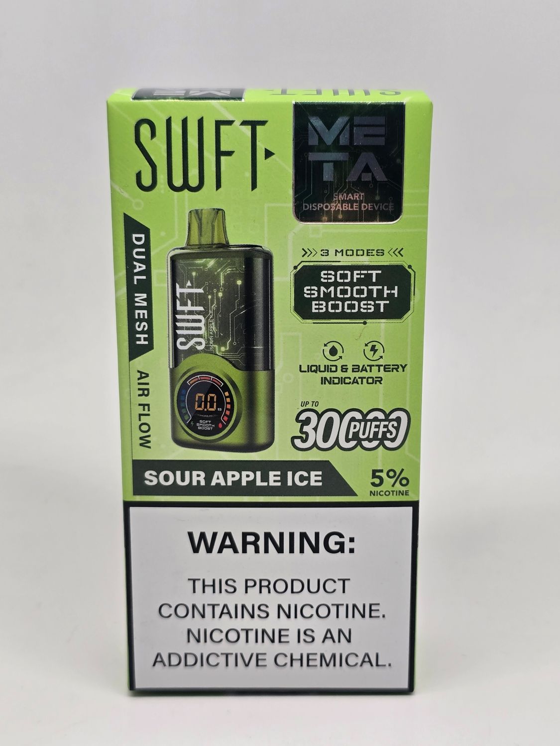 Swft Meta 30k Disposable Sour Apple Ice