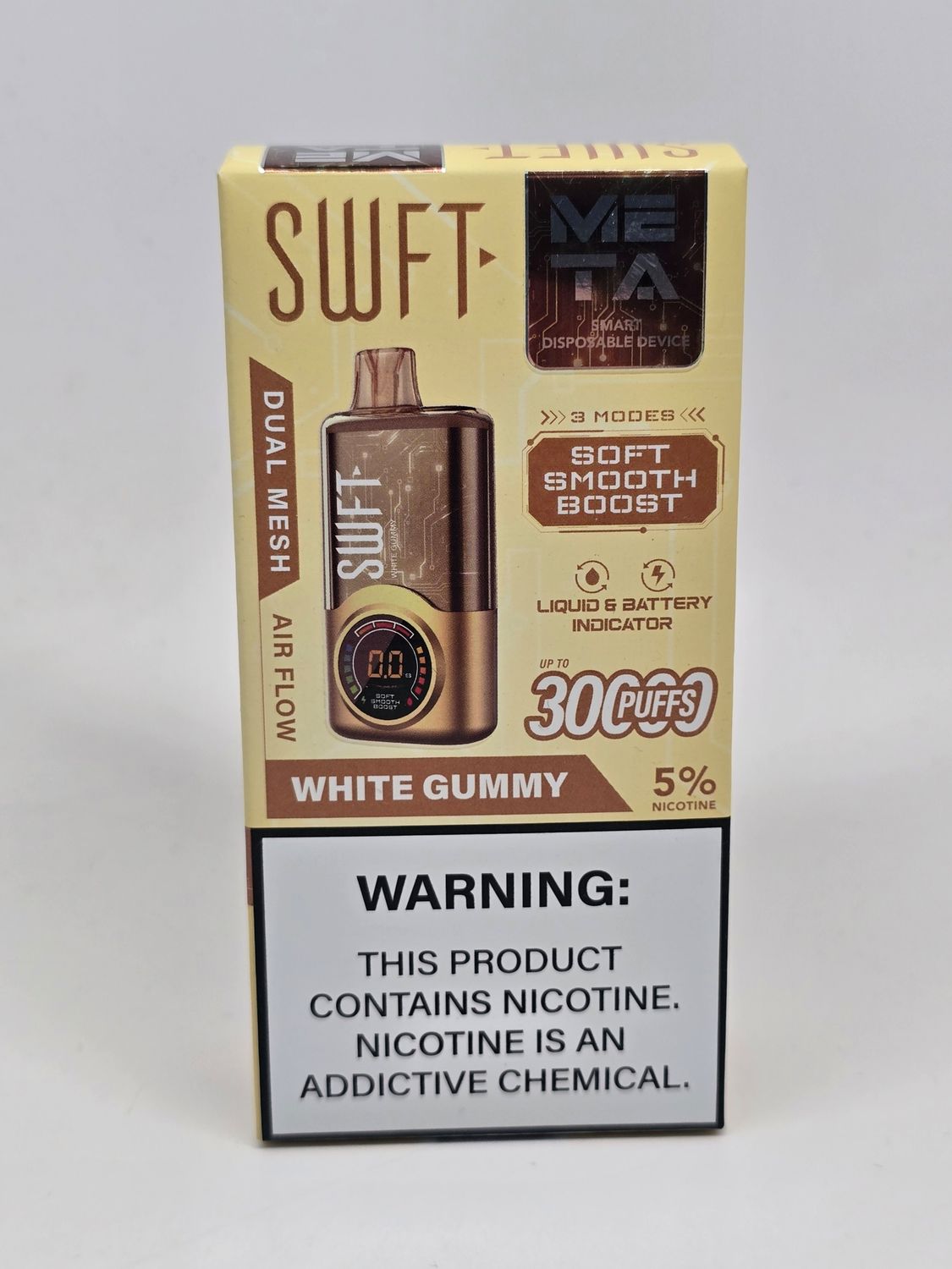 Swft Meta 30k Disposable White Gummy