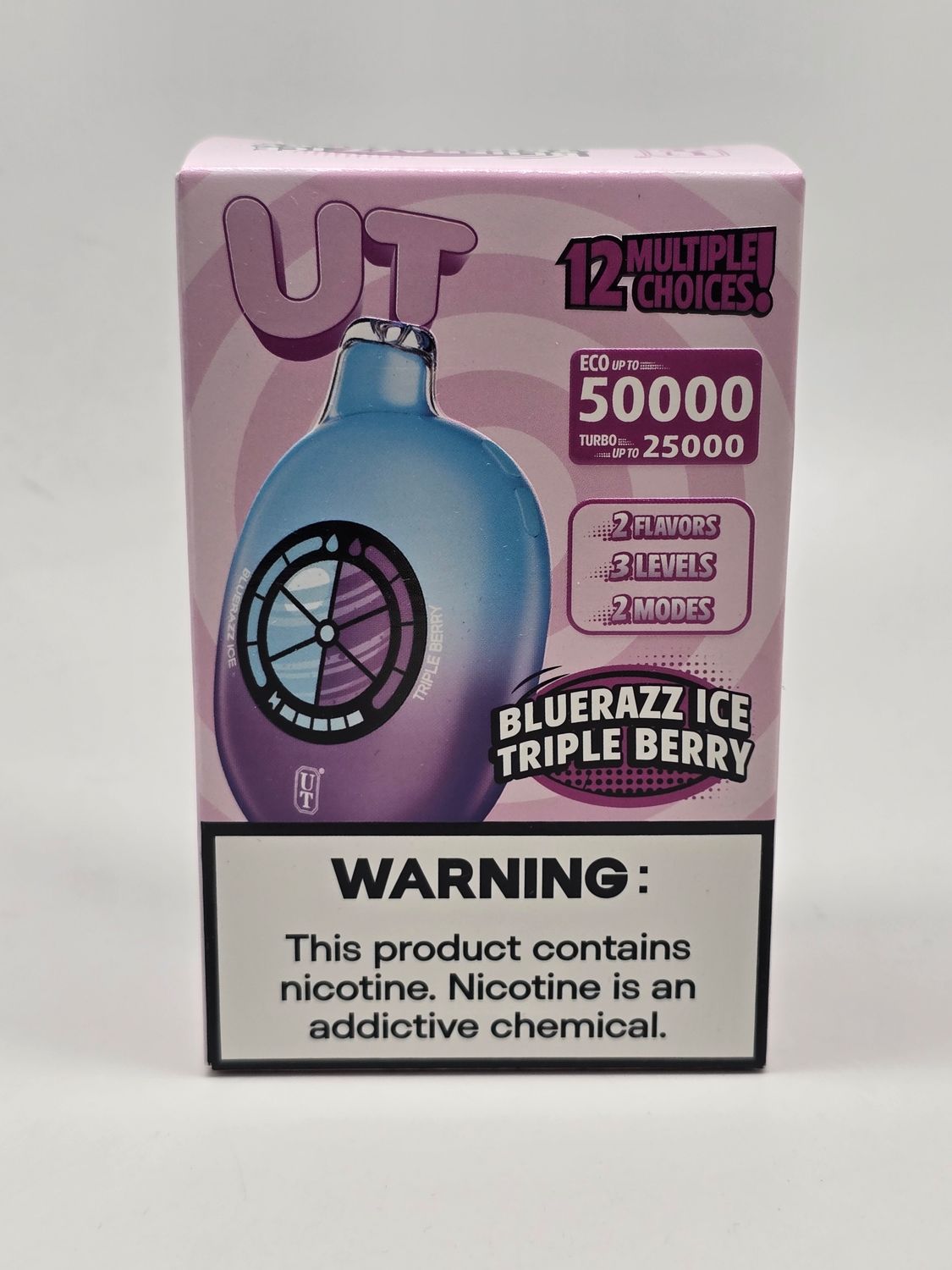 UTbar Disposable 50k Bluerazz Ice Triple Berry