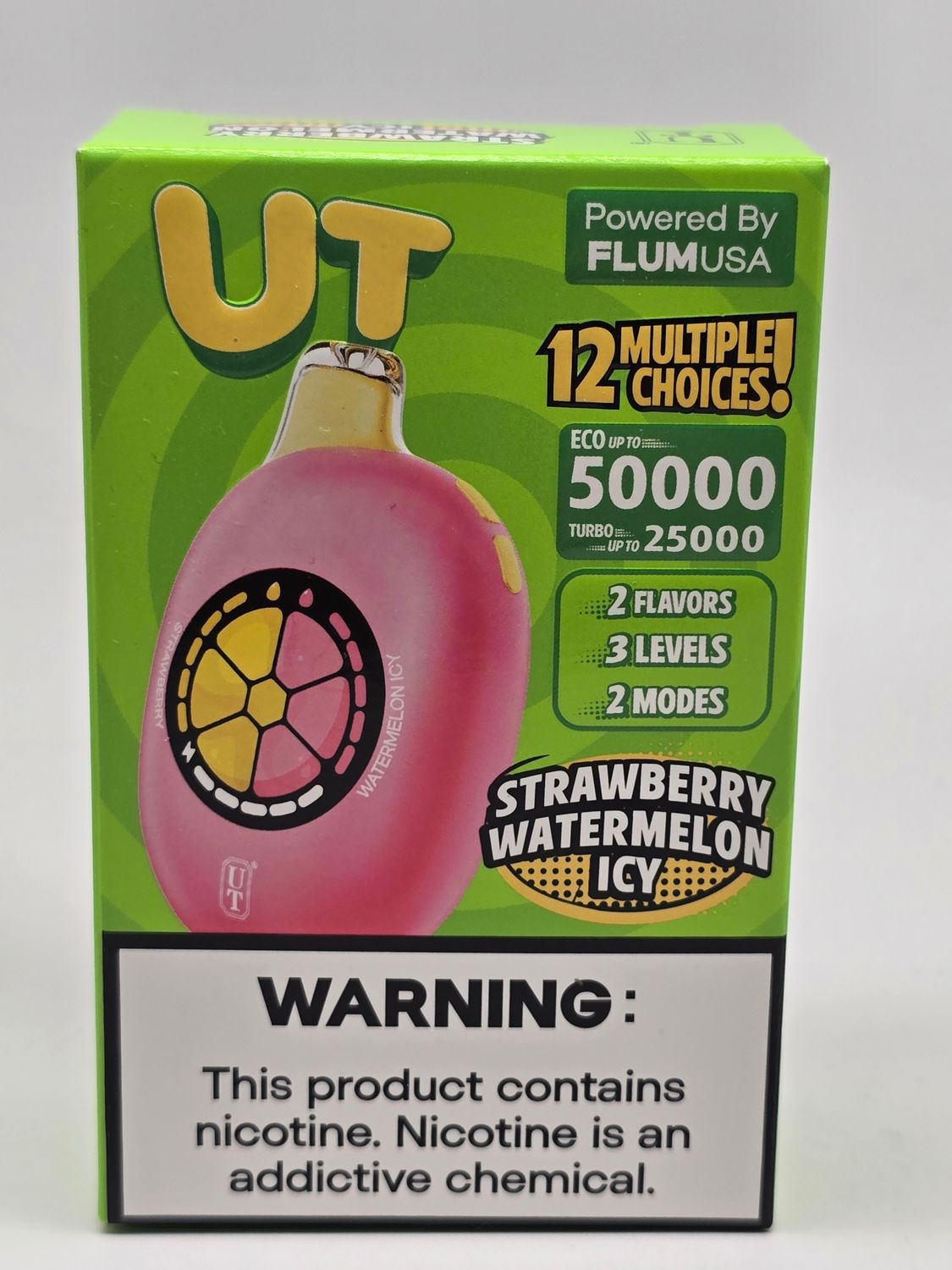 UTbar Disposable 50k Strawberry Watermelon Icy