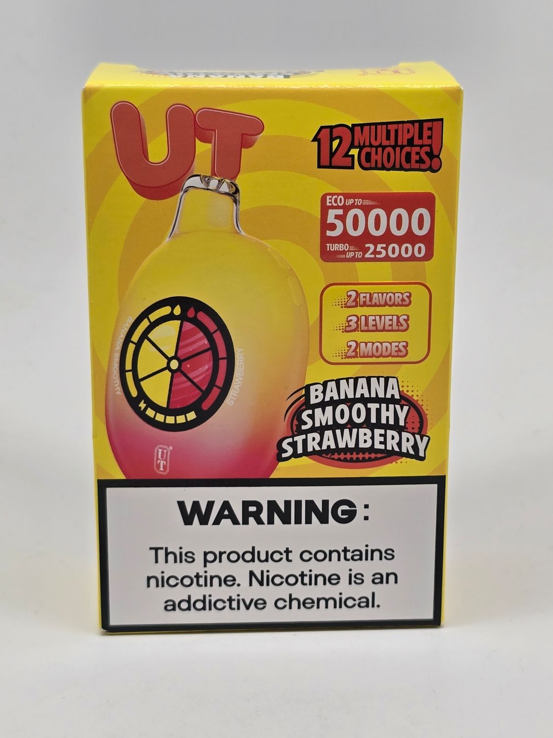 UTbar Disposable 50k Banana Smoothie Strawberry