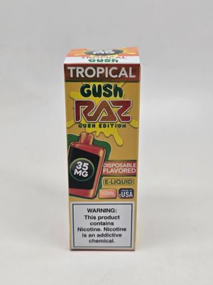 how much is elf bar vape Flavor Review RAZ DC25000 Disposable Tropical Gush 5ct Display main image 0
