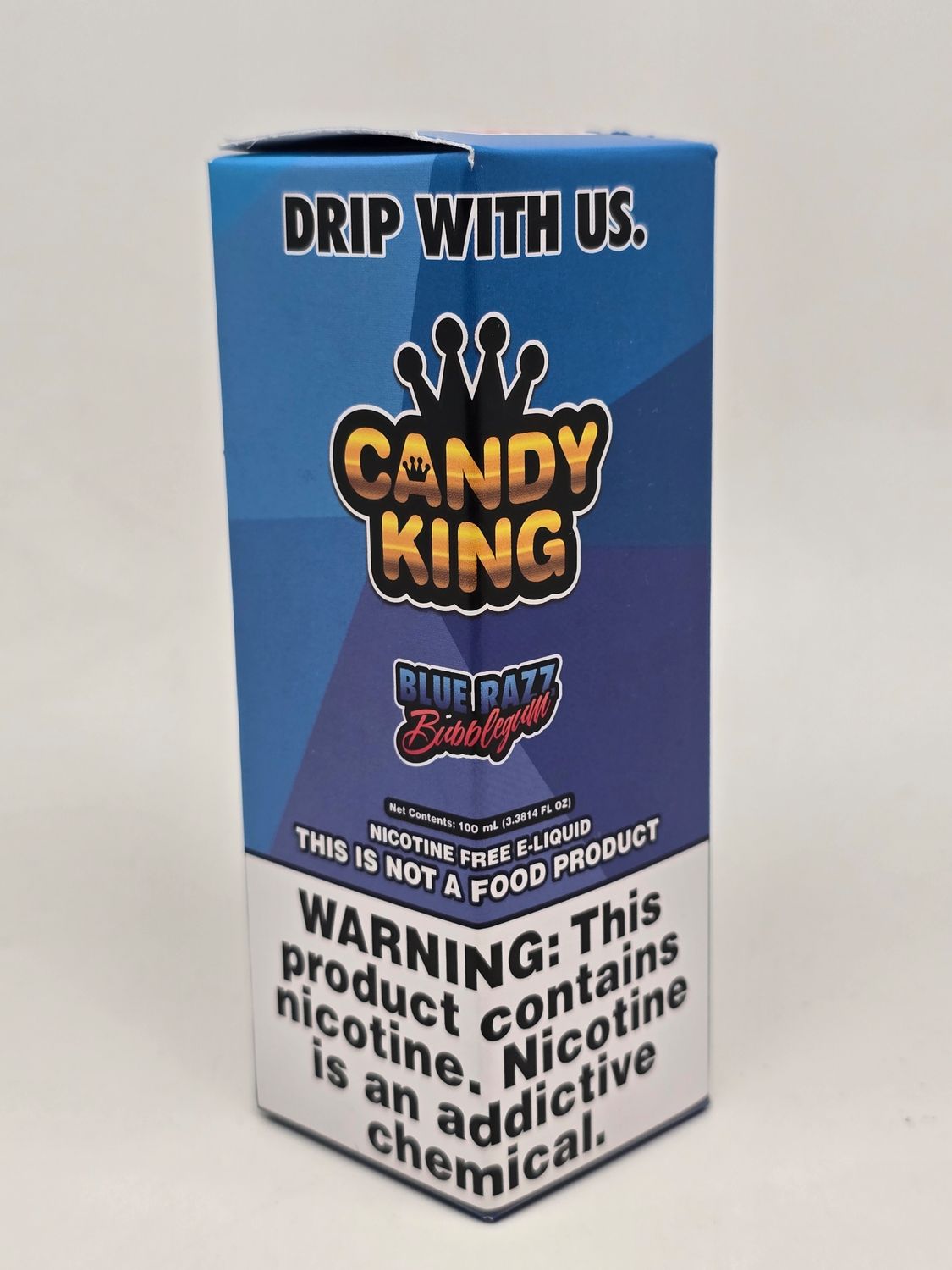 Candy King 100ml Blue Razz  Bubble Gum