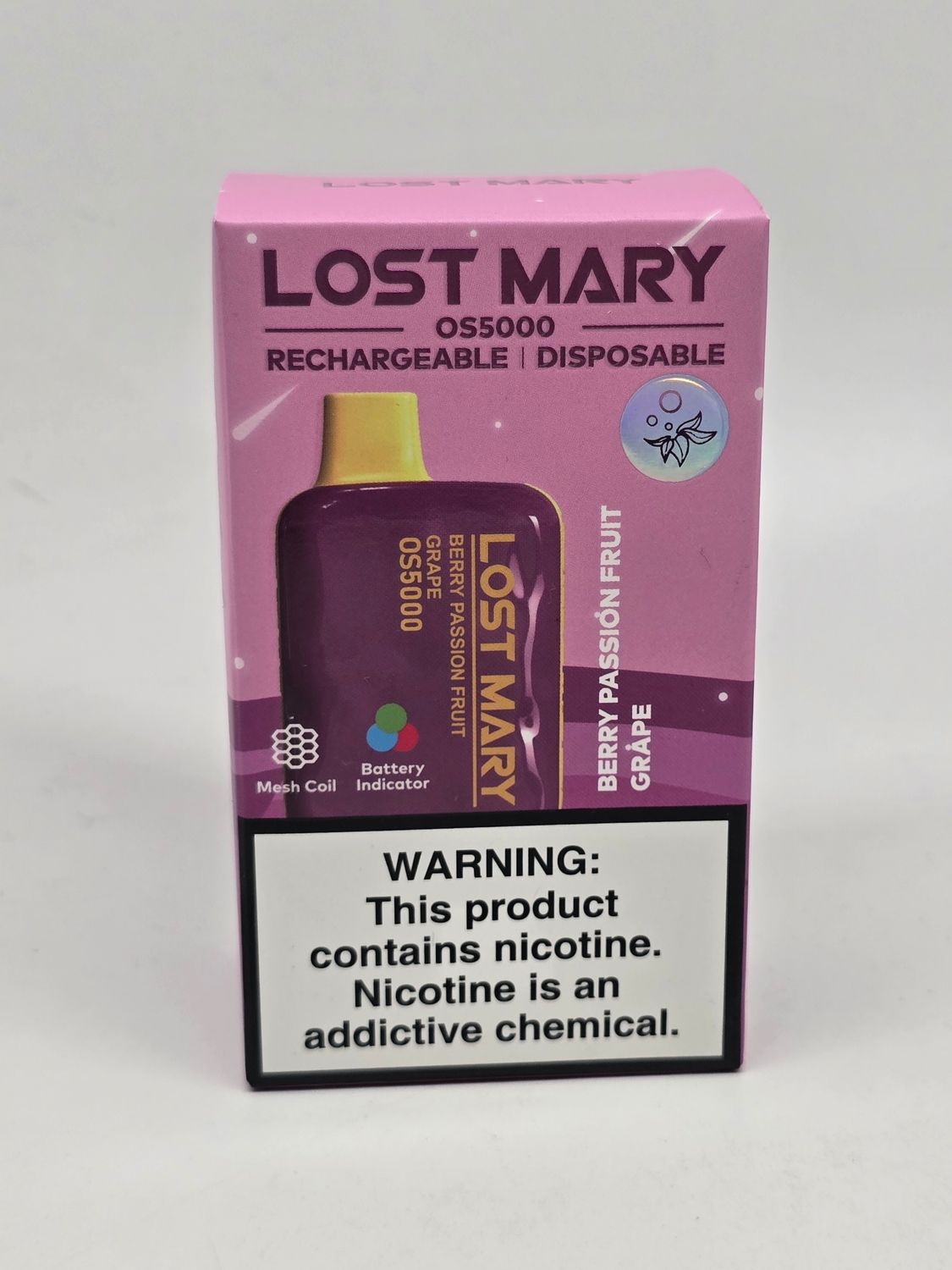 ElfBar Lost Mary Berry Passion Fruit Grape