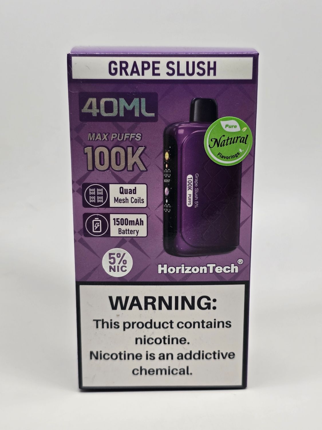 HorizonTech 100K Disposable Grape Slush