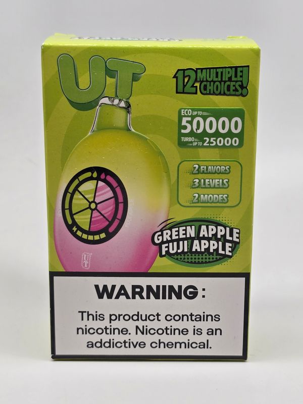 UTbar Disposable 50k Green Apple Fuji Apple