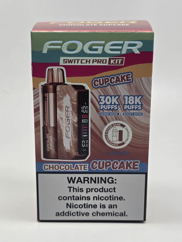 Foger Switch Pro Disposable Chocolate Cupcake Foger Switch Pro Disposable Chocolate Cupcake