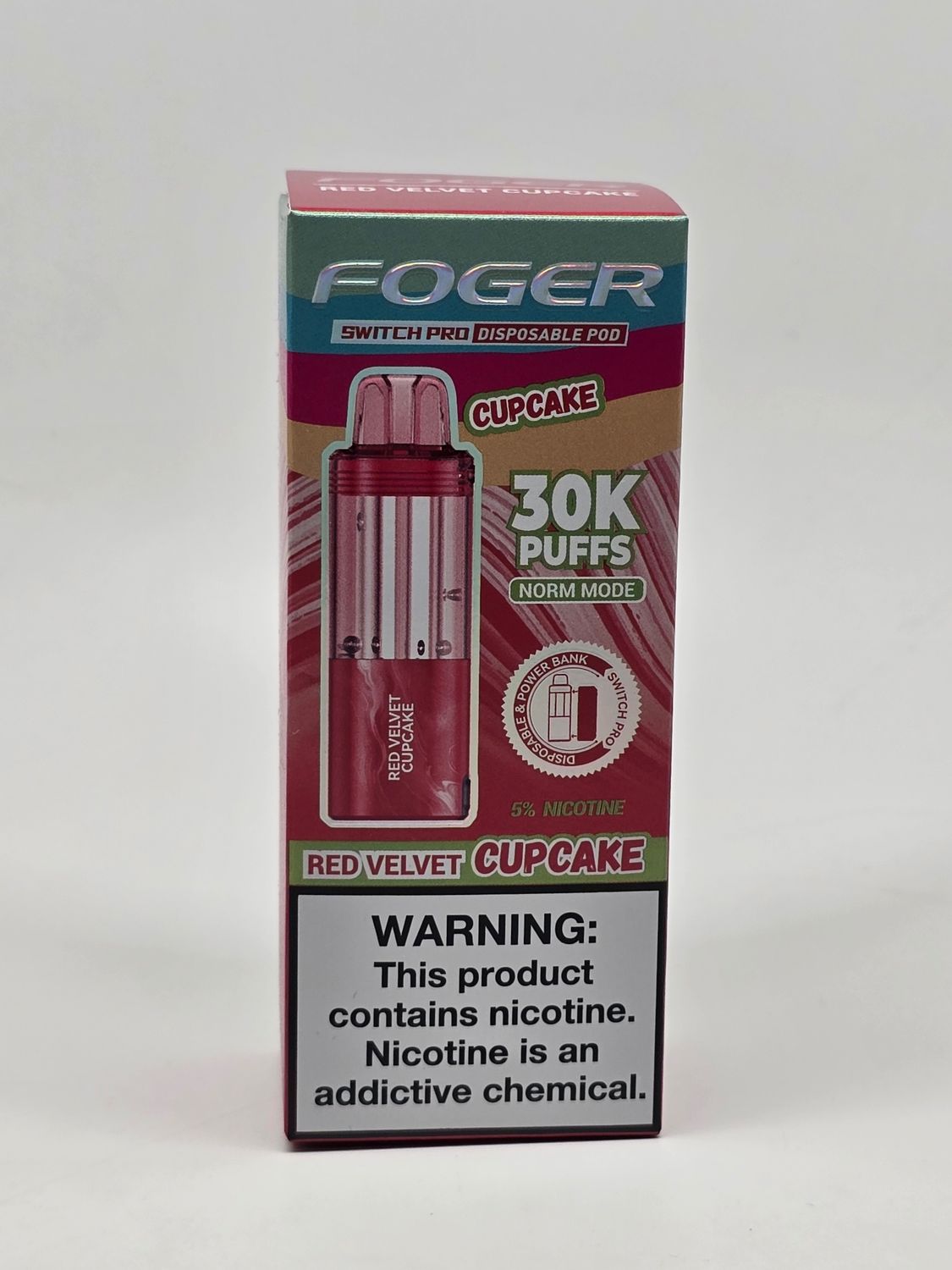 Foger Switch Pro Disposable (POD ONLY) Red Velvet Cupcake