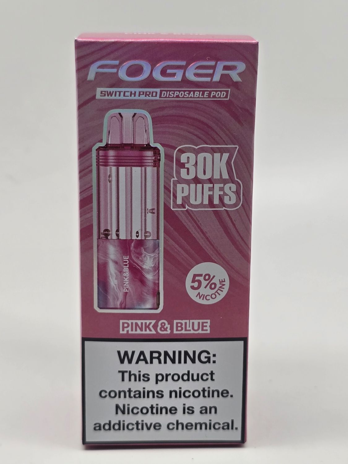 Foger Switch Pro Disposable (POD ONLY) Pink &amp; Blue