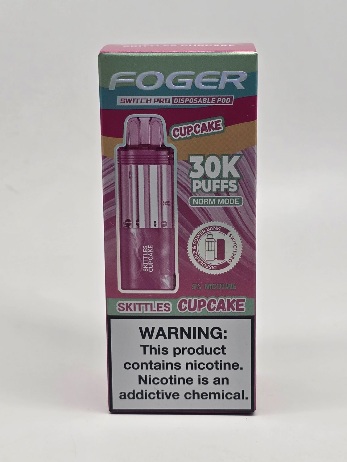 Foger Switch Pro Disposable (POD ONLY) Skittles Cupcake