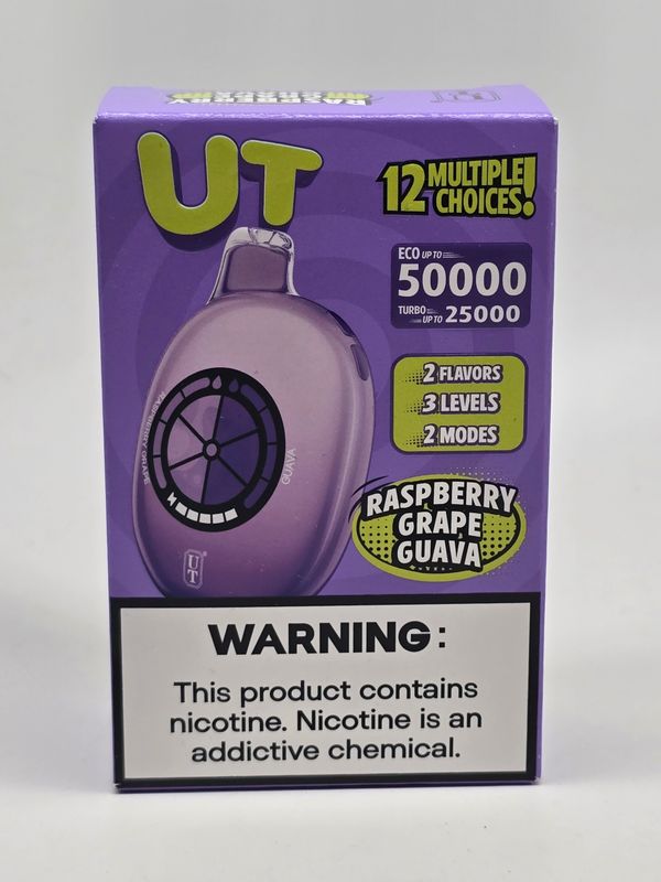 UTbar Disposable 50k Raspberry Grape Guava UTbar Disposable 50k Raspberry Grape Guava